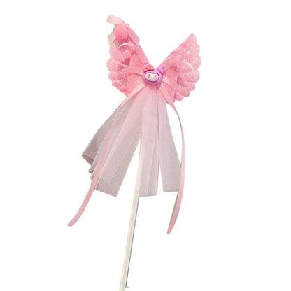 Baby Girls Pink Butterfly Fairy Magic Wand Toddler Snowflake Princess Cos Props Mermaid Cos Crown Photography Props