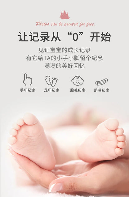 Baby Hand Print Footprint Imprint Kit Handprint Baby Mud and Footprints Souvenirs Baby Hand and Foot Mold Hundred Days Gift