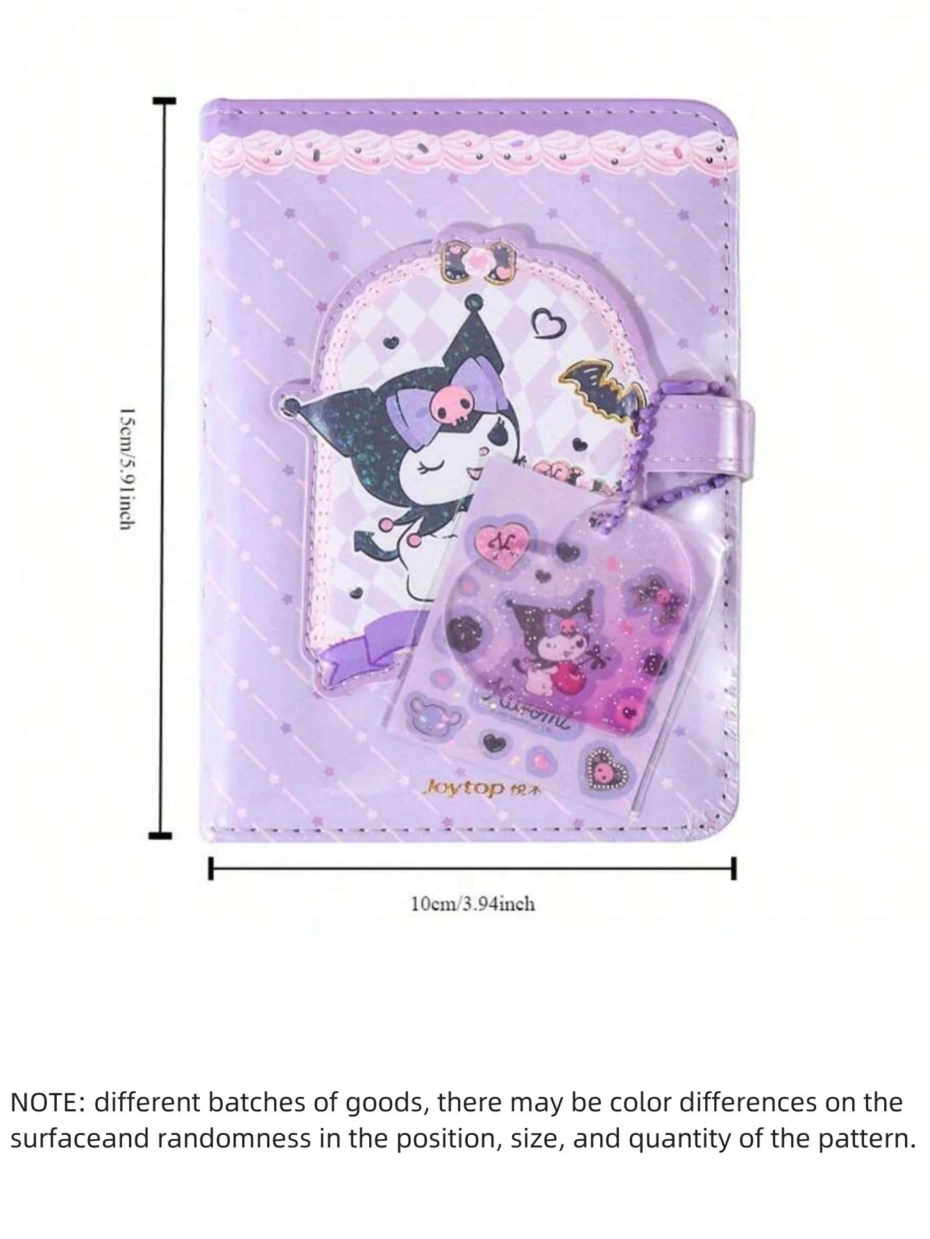 1pc Cute A6 Notebook With Magnetic Closure - Kuromi, My Melody & Cinnamoroll  Paper Journal For Teens & Adults Stationery Gift