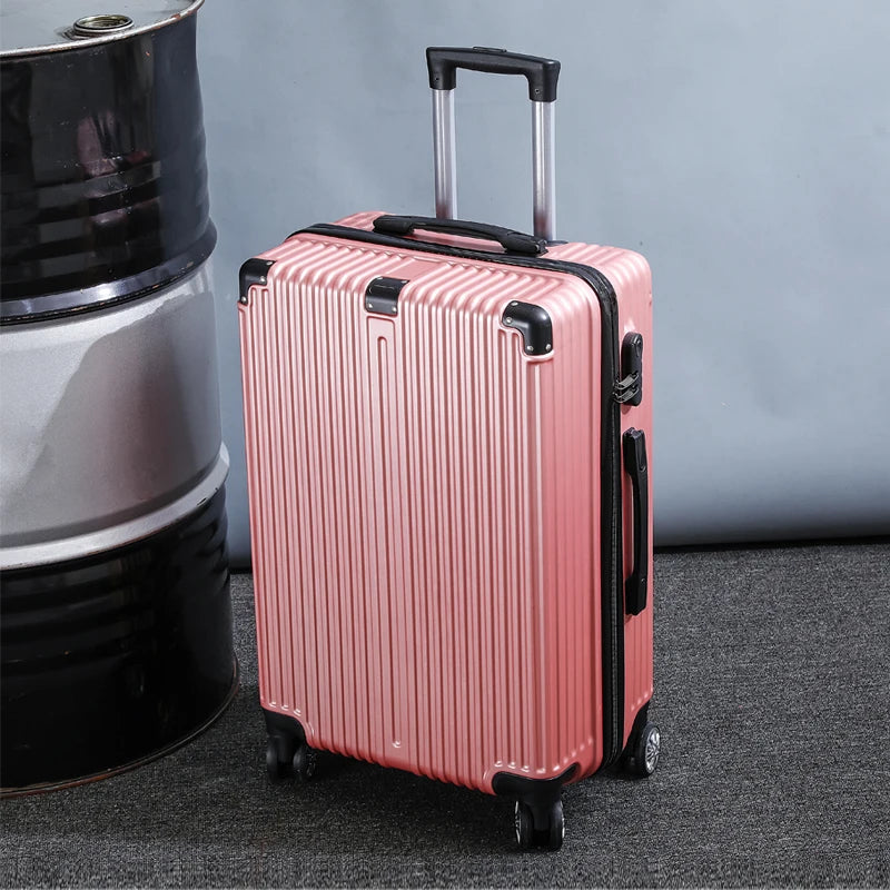 Luggage Suitcase 20-26 Inch Large Capacity Simple Fashionable Travel Handheld Durability Wear-resistant with Wheels Suitcase
