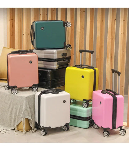 14 Inch Small Luggage Compartment 20*30*40 Cm Spring and Autumn Air Travel Boarding Password Box Travel Suitcase