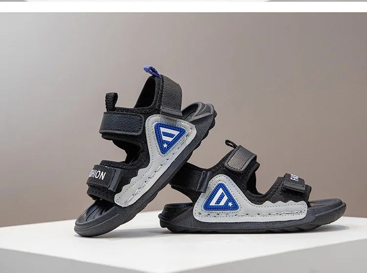 Summer New Fashion Trend Outdoor Beach Soft Sole Breathable Kids' Shoes Comfortable Cool Sneakers (Available)