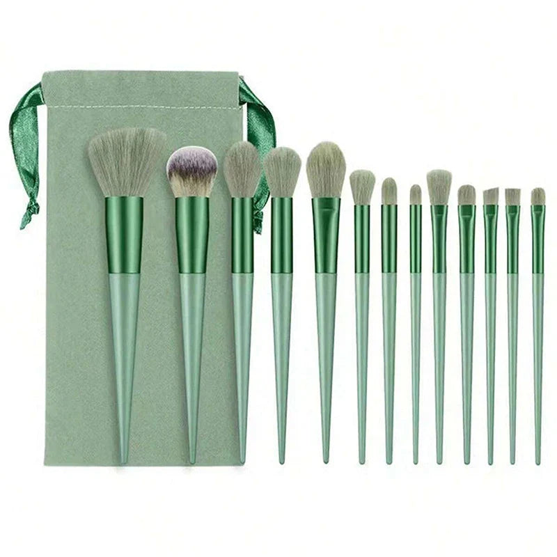 Makeup Brushes Set Eye Shadow Foundation Women Cosmetic Brush Eyeshadow Blush Beauty Soft Make Up Tools Bag (Available)