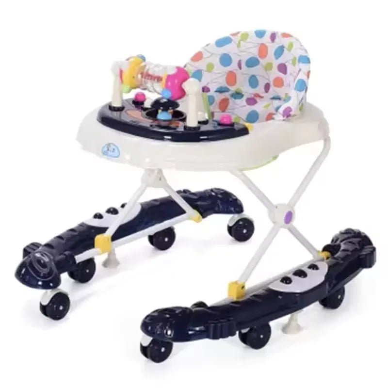 Baby Walker for Toddlers: Anti-Bowleg, Anti-Rollover, Multi-Functional – Pushable & Seatable, Suitable for Boys & Girls