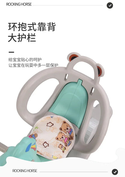 children rocking horse rocking horse dual-use baby  chair baby toy children horse ride on toys