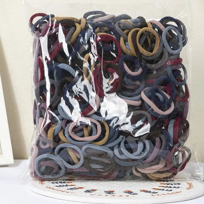 30-200pcs Hair Accessories for Women girl Basic Hair Bands Headband Hair Ropes Ties Ponytail Holder Simple and Fashionable Nylon