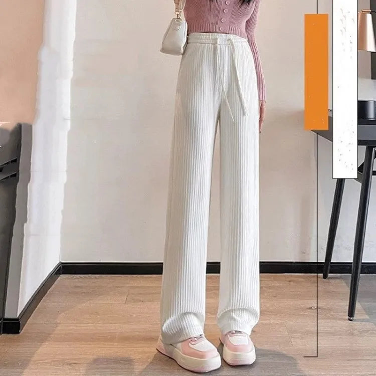 Women's Pencil Pants Jogger Sweatpants Thin Material Seven/Nine Points Length Boting Trousers for Spring Season (Available)