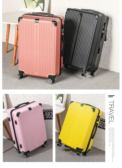 Luggage Suitcase 20-26 Inch Large Capacity Simple Fashionable Travel Handheld Durability Wear-resistant with Wheels Suitcase