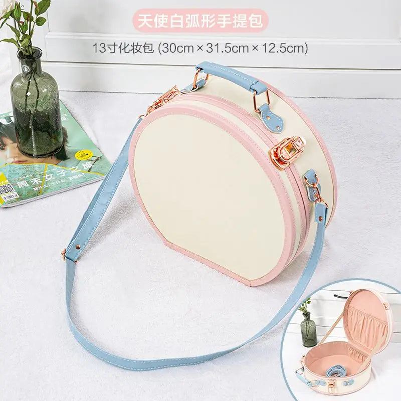 13 inch Vintage carrying case Portable Hand luggage Travel suitcase woman makeup lightweight luggage travel bag Carry on Luggage