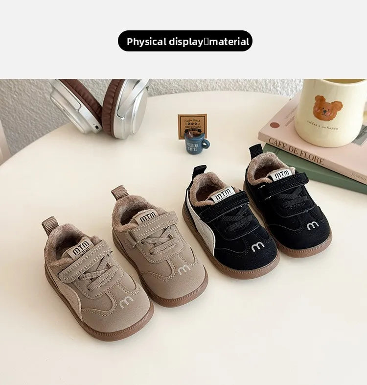 Comfortable Breathable Soft Bottom Children's Shoes for 1-4 Years Old Boys And Girls Autumn New Style Sports Trend Flat Shoes