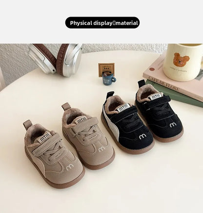 Comfortable Breathable Soft Bottom Children's Shoes for 1-4 Years Old Boys And Girls Autumn New Style Sports Trend Flat Shoes