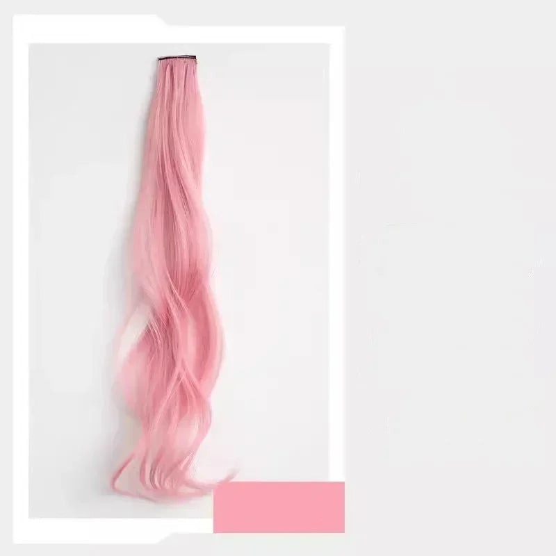 Sweet Kids Girl Wigs Hair Clip Cute Cool Candy Color Braid Wigs Hair Pin Hanging Ears Hair Dyeing Wig Headwear