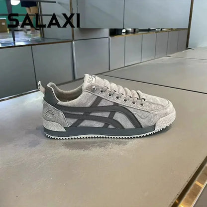 White Canvas Shoes Breathable Casual Shoes Korean Men Slip-on Couples Sneakers Comfortable Outdoor Sneakers Walking Flats Shoes