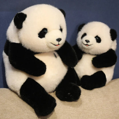 Adorable Base Simulation Lifelike Giant Panda FuBao Plush Toys Kawaii Stuffed Animals Soft Bears Baby Appease Doll Gifts