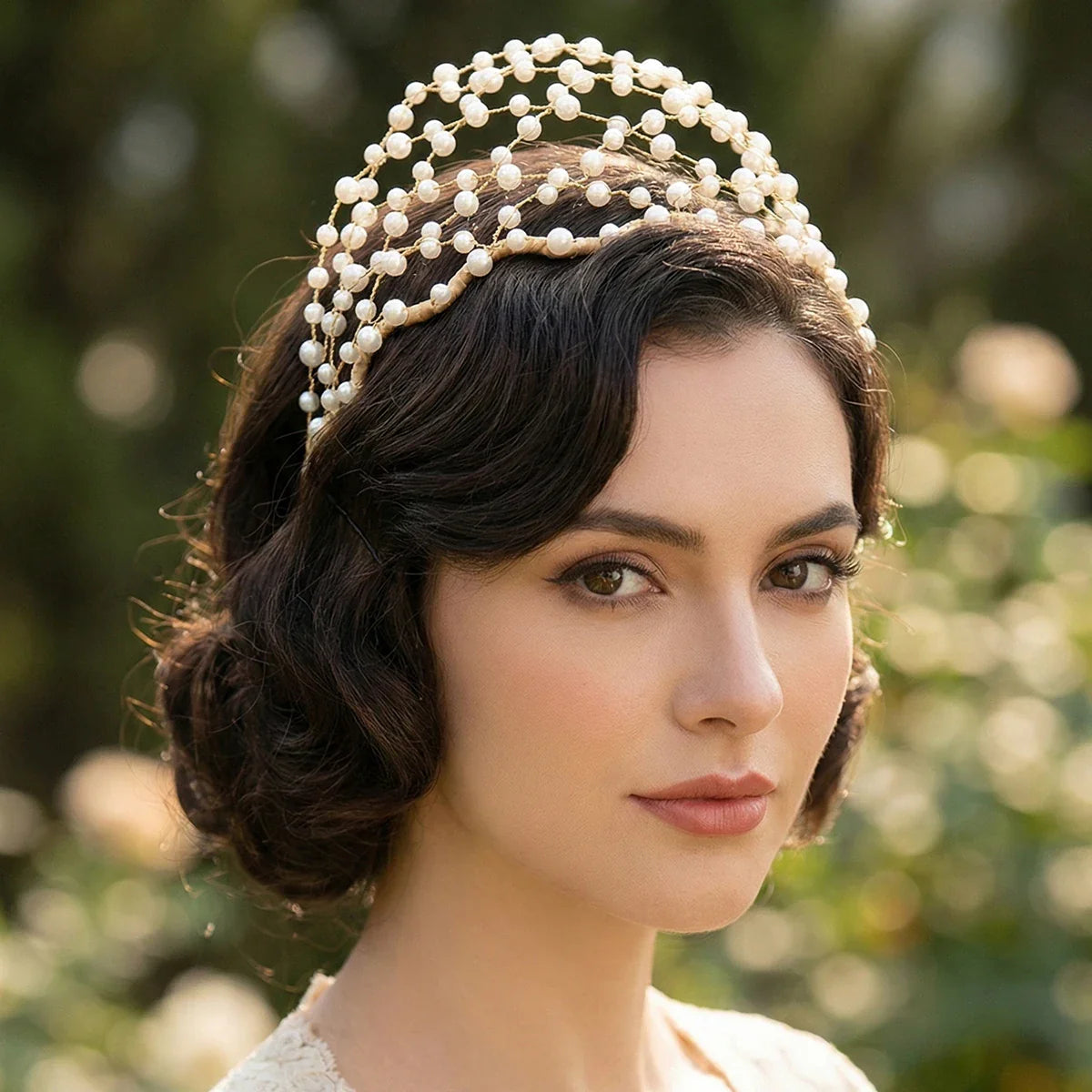 Elegant Handmade Weaving Tiara Hair Accessories Banquet Headpieces Exquisite Bridesmaid Gifts (Available)