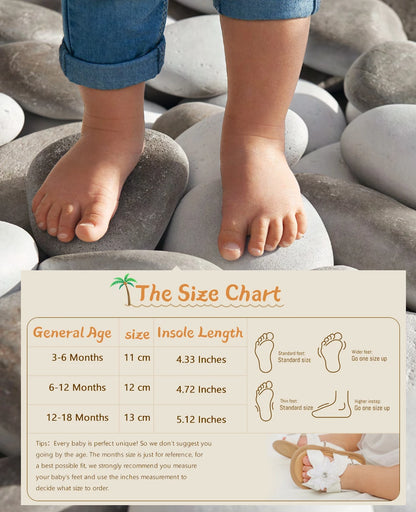 Baby Girls Sandals Ruffle Bowknot Premium Soft Sole Anti-Slip Open Toe Breathable Summer Outdoor First Walker Shoes Baby Sandals