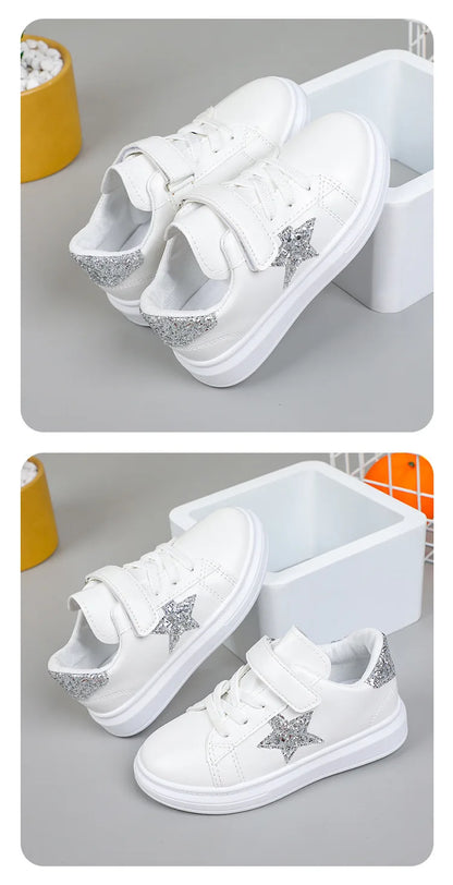 2025 Spring and Autumn New Girls Board Shoes Sports Girls Children Foreign Air Breathable Casual Shoes