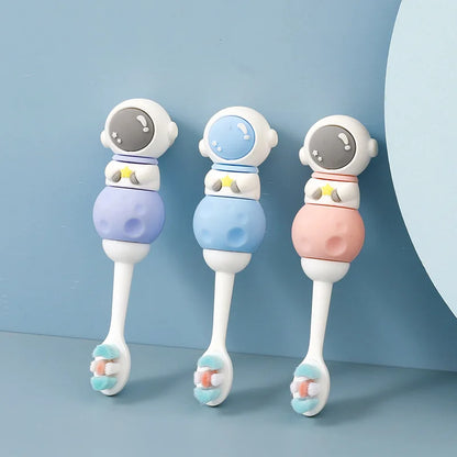 Children Cartoon Astronaut Super Soft Bristle High Quality Toothbrush Baby Tooth Brush Kids Training Teeth Brush Care 1-12 Y