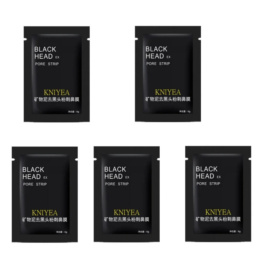 Deep Cleansing Black Mask Bamboo Charcoal Blackhead Remover Face Mask Skin Care  Peal-off Nose Mask Skin Care