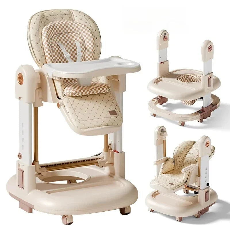 Feeding Eating Chair Baby Swing Rocking Chair 3 in 1 New Design Mulit-function Baby Dining High Chair Walker Foldable Baby