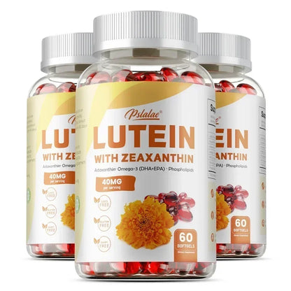 Lutein & Zeaxanthin Capsules - Supports Eye Health, Relieves Eye Fatigue, Promotes Overall Vision Health, Eye Antioxidant