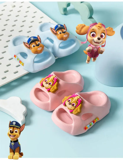 Children's Anime Slides | Boys & Girls Outdoor Non-Slip Soft Soled Sandals & Home Slippers – PAW Patrol
