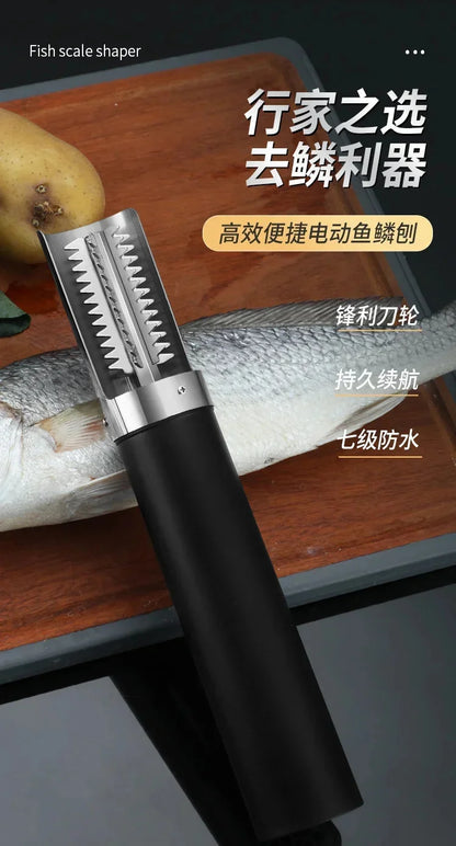 Wireless electric fish scale scraper Electric fish scale remover Commercial household fish scale scraper