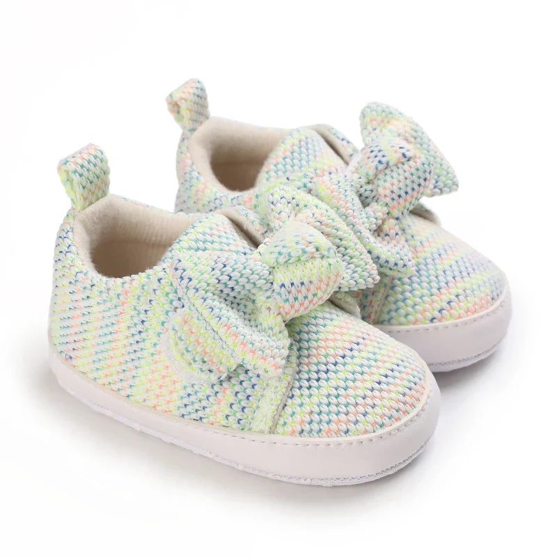 Spring and Autumn Women's Baby Casual Sports Shoes Soft Sole Anti slip Indoor and Outdoor Walking Shoes First Step Walking Shoes