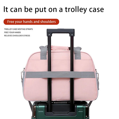 Large-Capacity Travel Bag, Short-Distance Business Trip Tote Bag, Wet and Dry Separation Fitness Bag, Lightweight Waterproof Luggage Bag, Unisex Sports Bag