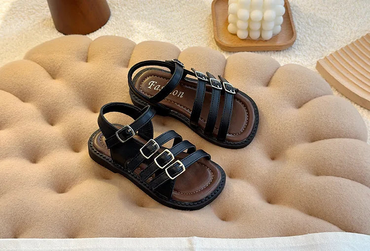 Summer New Collection Forest Girl Shoe Hollow Princess Shoe Fashion Roman Sandals Soft Sole Boy Beach Shoe
