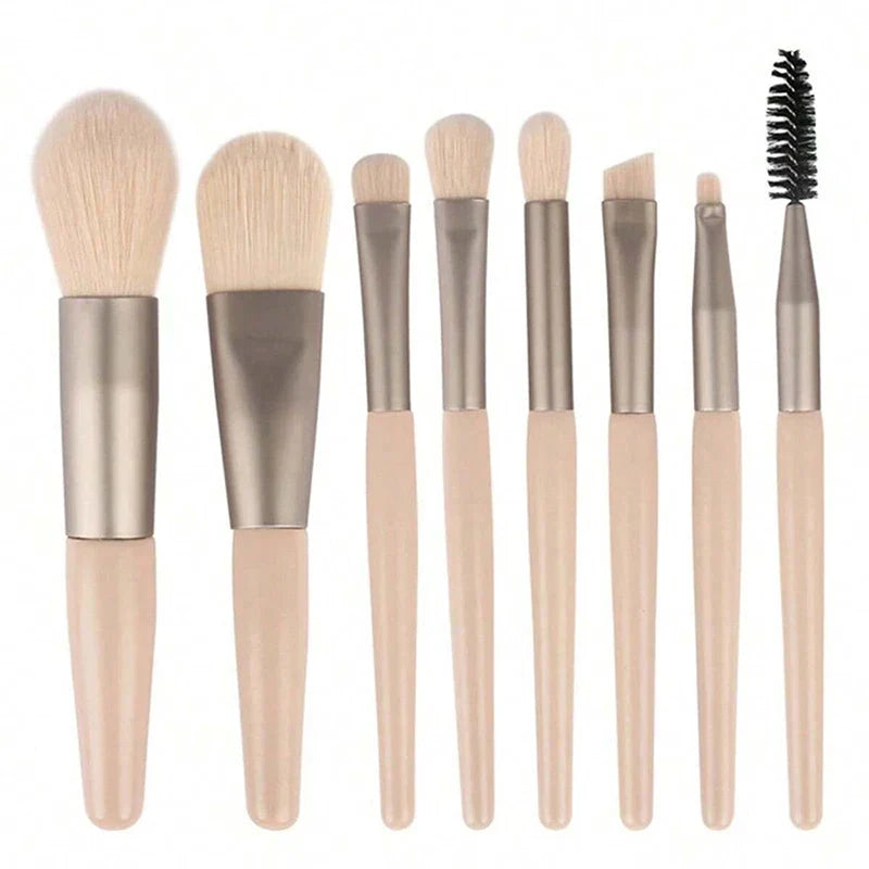 Makeup Brushes Set Eye Shadow Foundation Women Cosmetic Brush Eyeshadow Blush Beauty Soft Make Up Tools Bag (Available)