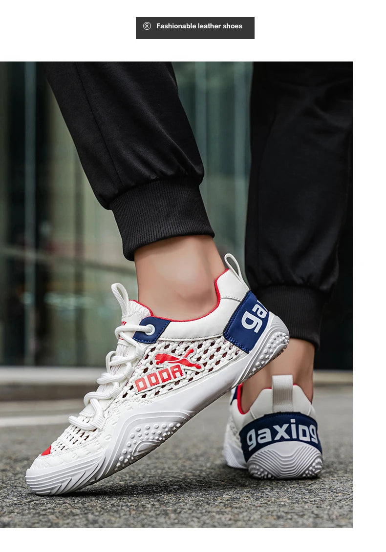 Shoes For Men Mesh Sneakers Summer Casual Breathable Sports Outdoor Hiking Tennis Running Designer Luxury Platform Loafers ( Available )