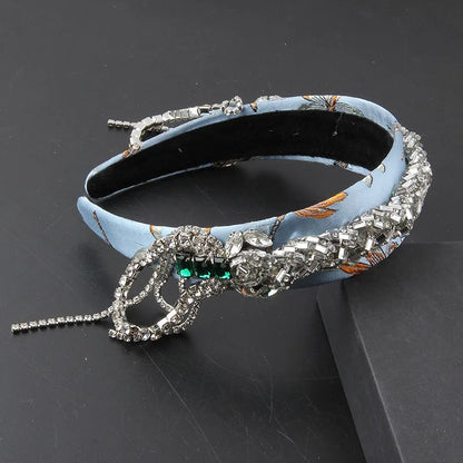 Gorgeous Personality Rhinestone Headwear Fashion Hairband Luxury Baroque Rhinestone Headband Wedding Ladies Bridal Hair