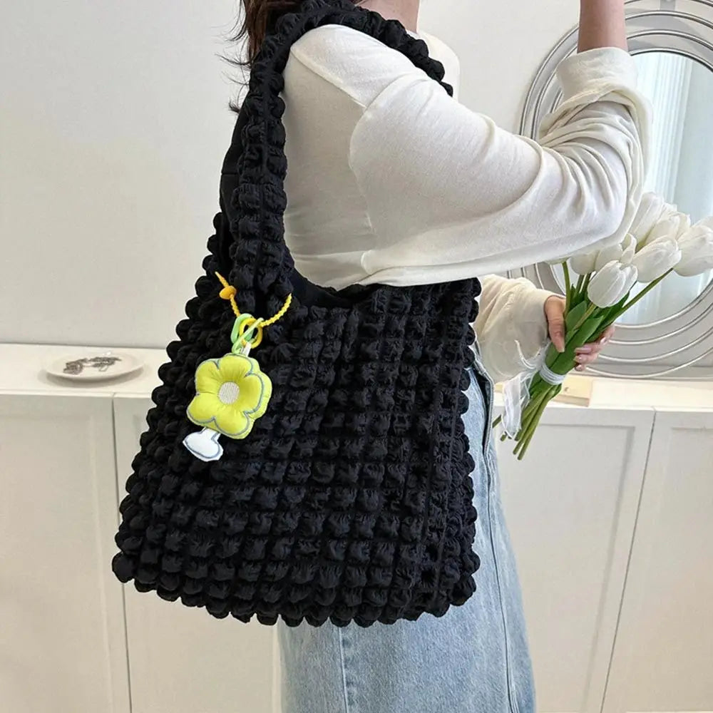 Women's Large Capacity Tote Bag with spacious interior, zipper closure, comfortable shoulder straps, and casual everyday design