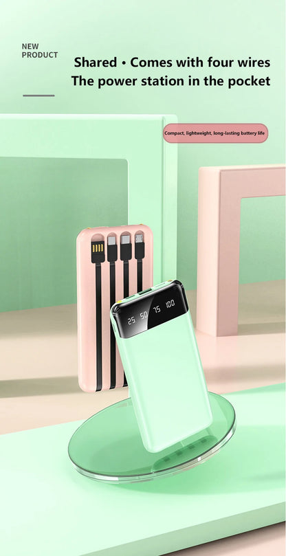 New 50000mAh High-capacity Portable Power Bank for Charging Smartphones and Digital Electronic Devices For Holidays and Travels