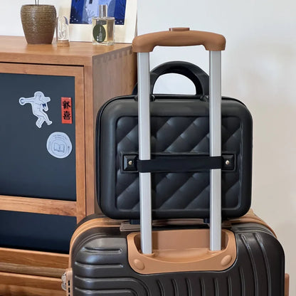 14 inch Lightweight Carrying Case Travel Cosmetic Case Portable Small Makeup Hand Bag