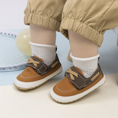Newborn Baby Shoes Unisex Classic Canvas Casual Sneakers Fashion Versatile Sports Style Toddler Cotton Sole Comfortable Shoes