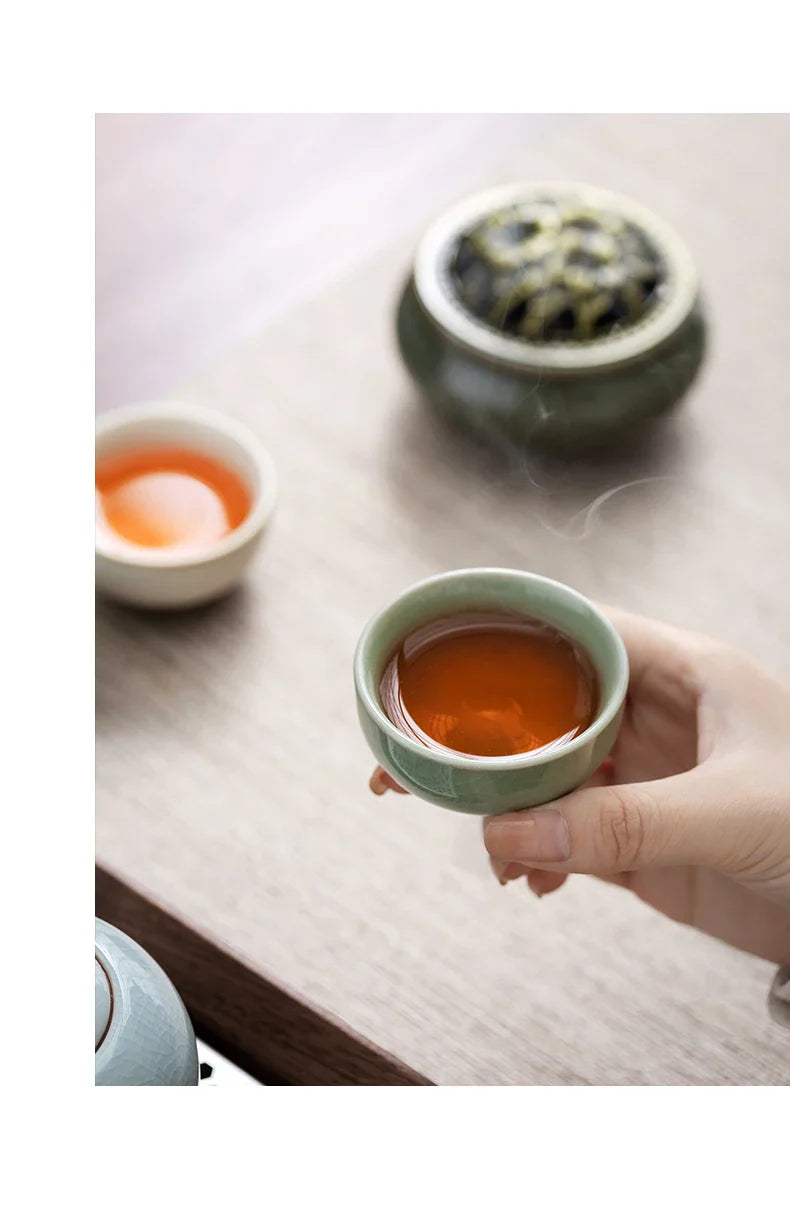 China-Chic Cultural and Creative Tea Set Gift Set Customized logo for business gift giving activities