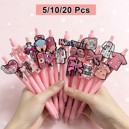 5/10/20 Pcs Nurse Doctor Writing Gel Pens Medical Record Pens Nurses Day Gift Randomized Style Great for nurses