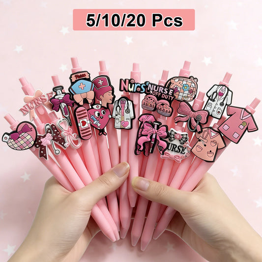 5/10/20 Pcs Nurse Doctor Writing Gel Pens Medical Record Pens Nurses Day Gift Randomized Style Great for nurses