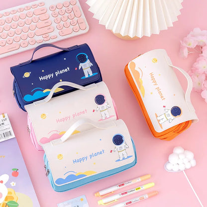 3D Kawaii Pencil Case Girls Decompression Pen Pouch Cute Waterproof School Supplies Aesthetic Organizer Box  Korean Stationery
