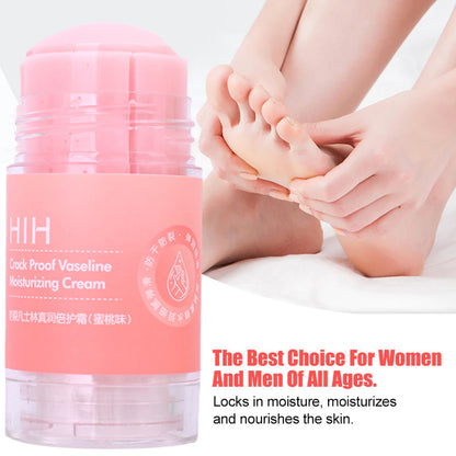 Anti Cracking Feet Cream Stick Double Protection Moisturizing Peach Orange Hand Foot Softening Dry Exfoliation Daily Foot Care