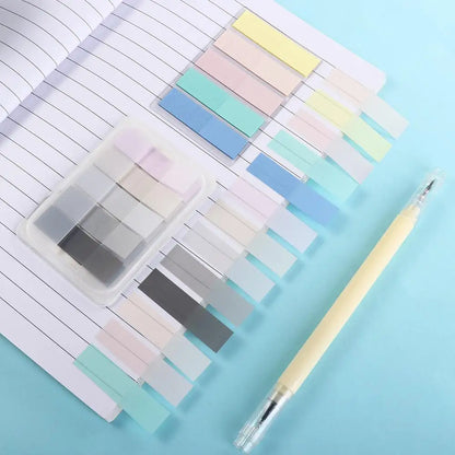Stationery School Office Supplies Hand Account Notes Bookmark Marker Notepad Sticky Note Sticky Labels Index Memo Pad
