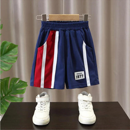 Summer Baby Boys Clothes Suits Kids Patchwork POLO Shirts and Shorts 2pcs Suit Children Short Sleeve Tracksuits Boys Sports Set