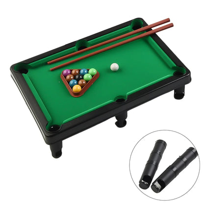 Pool Table Playset Top Game Table Cue Ball Tripod For Kids Adults Portable Interactive Stress Relief Family Fun Entertainment