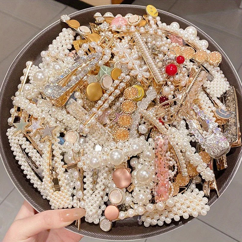 10Pcs/set Women's Fashion Hair Accessories High-quality Resin Hair Clips Suitable For Daily Holiday Wear Girl Jewelry Hair Clip