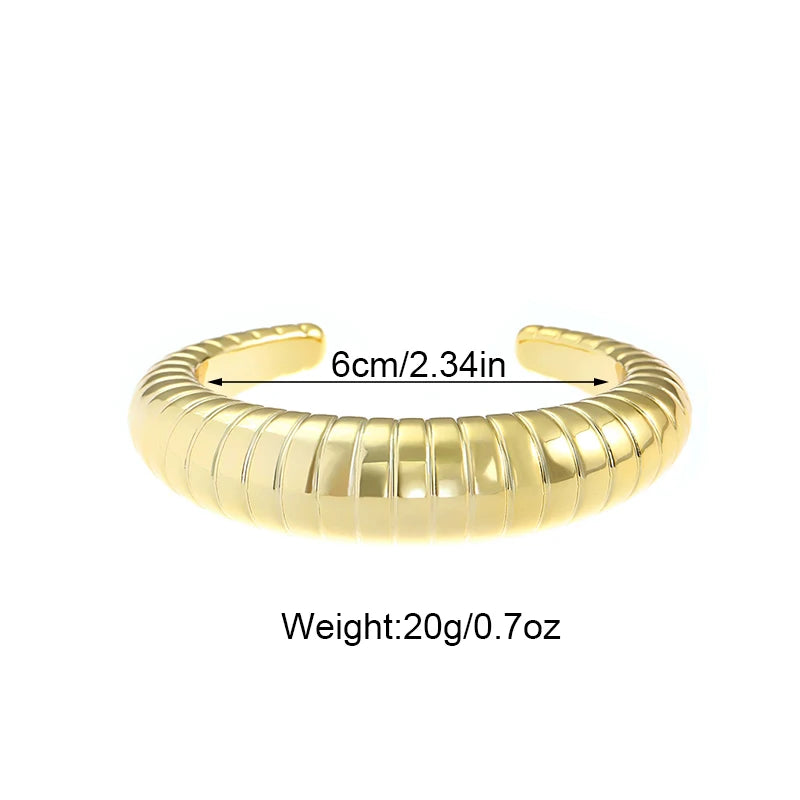 Fashion Exaggerated Irregular Bracelets for Women Simple Hip Hop Rock Personality Plastic Cuff Bangle Trendy Jewelry