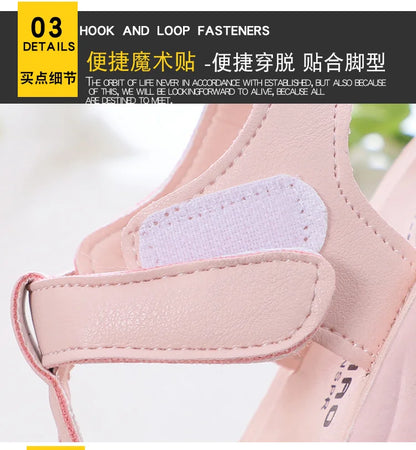 Solid Bow Children's Summer Shoes Cute 2025 Beach Non Slip Sandals For Baby Girls Footwear Soft Infant Kids Fashion Sandals