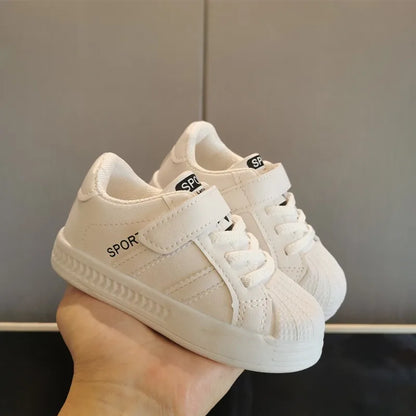 Children's Sneakers Kids Fashion Design Non-slip Casual Shoes Boys Girls Hook Breathable Sneakers Toddler Outdoor Shoes
