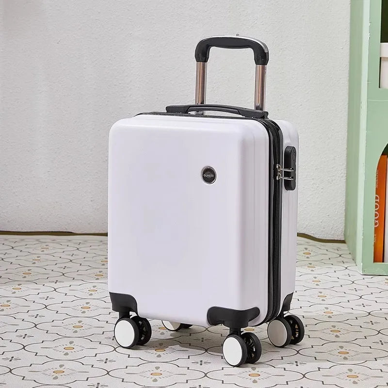 14 Inch Small Luggage Compartment 20*30*40 Cm Spring and Autumn Air Travel Boarding Password Box Travel Suitcase